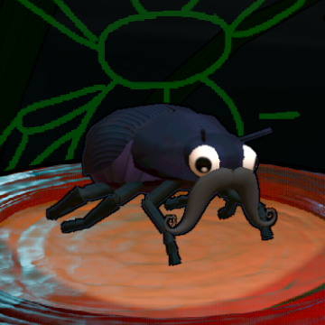 Long Handlebar Mustache (Black) preview