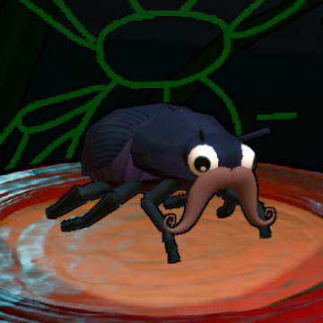 Long Handlebar Mustache (Brown) preview