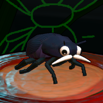 Pencil Mustache (White) preview