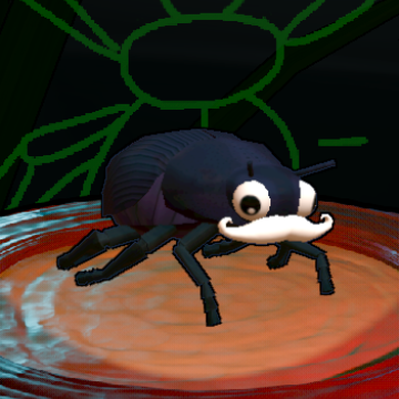 Handlebar Mustache (White) preview