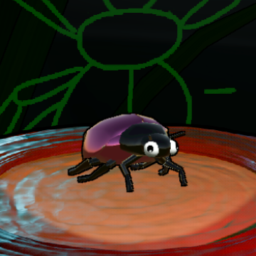 Golden Pink Ladybug preview