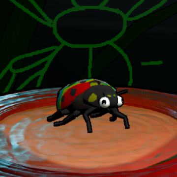 Iridescent Negative Ladybug preview